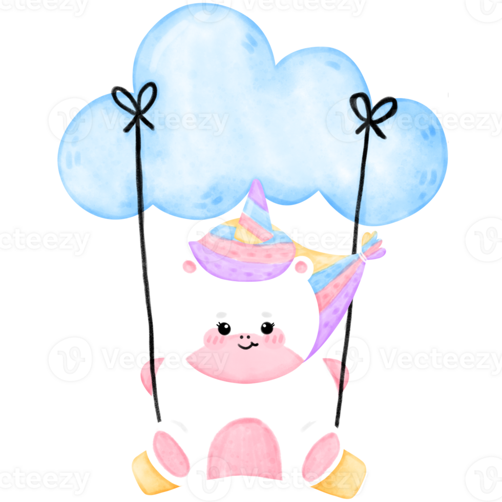 Cute Chubby Unicorn, Fat Unicorn png