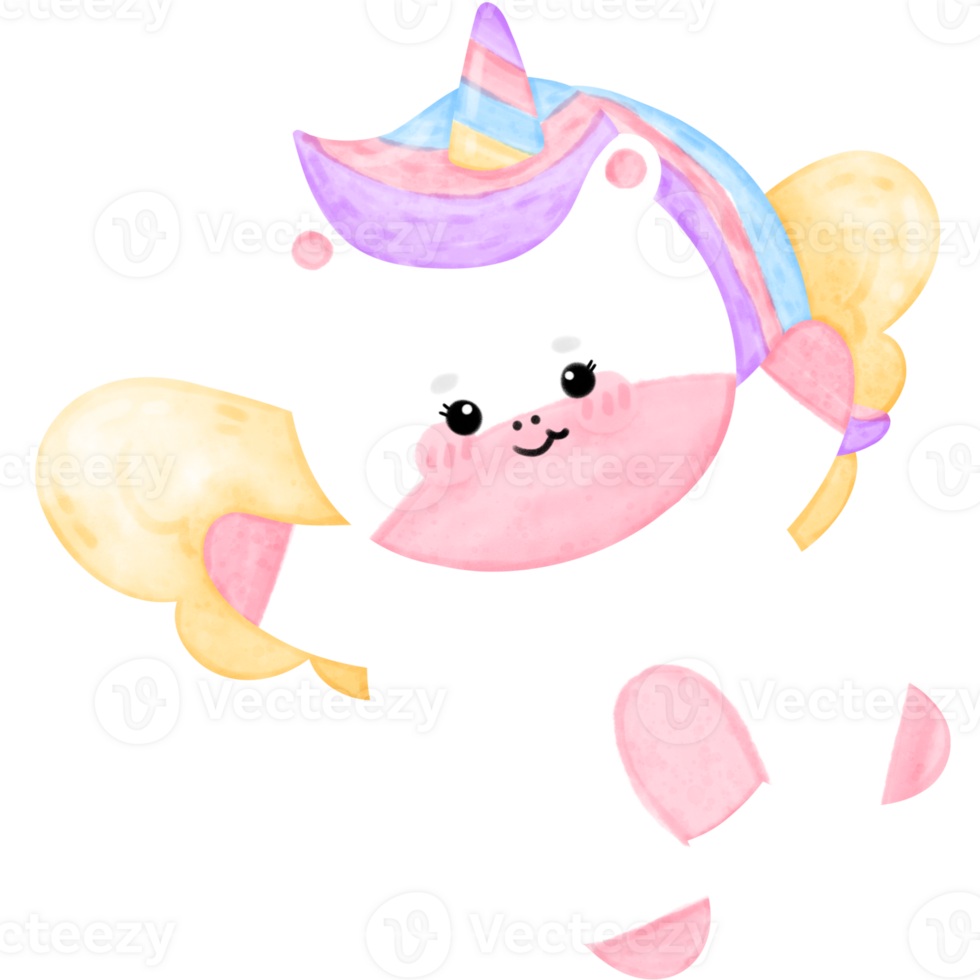 Cute Chubby Unicorn, Fat Unicorn png