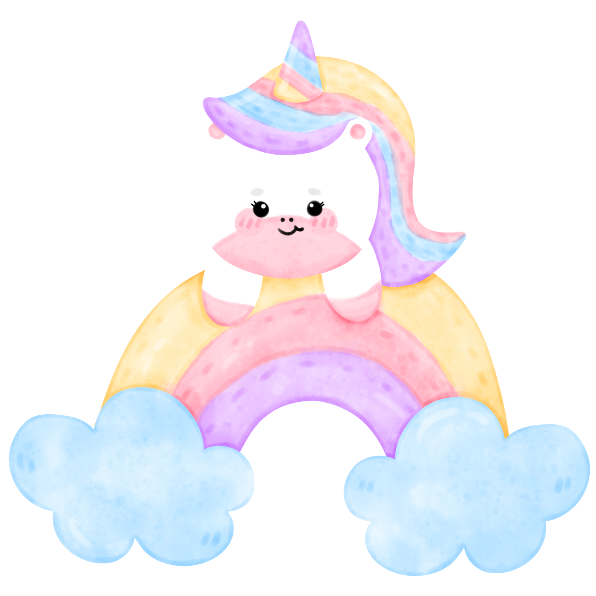 Cute Chubby Unicorn Fat Unicorn 25068594 PNG