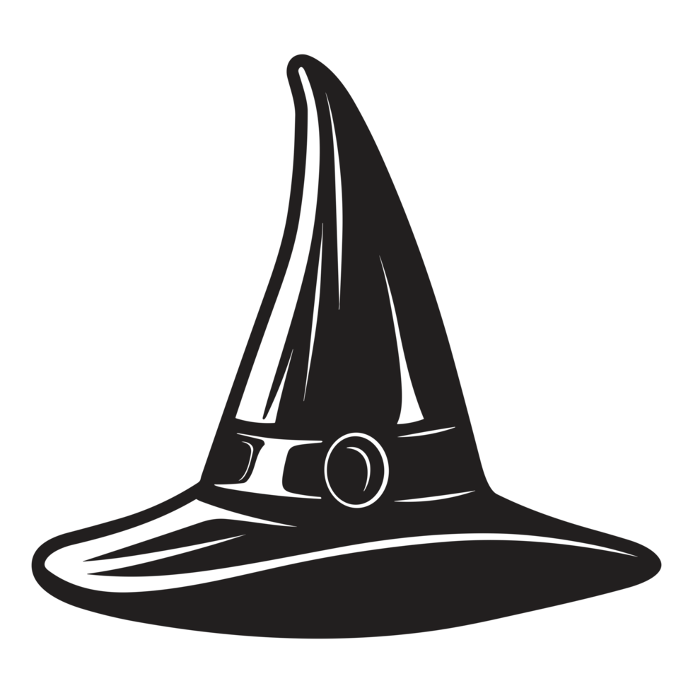 Scary Witch Hat - png