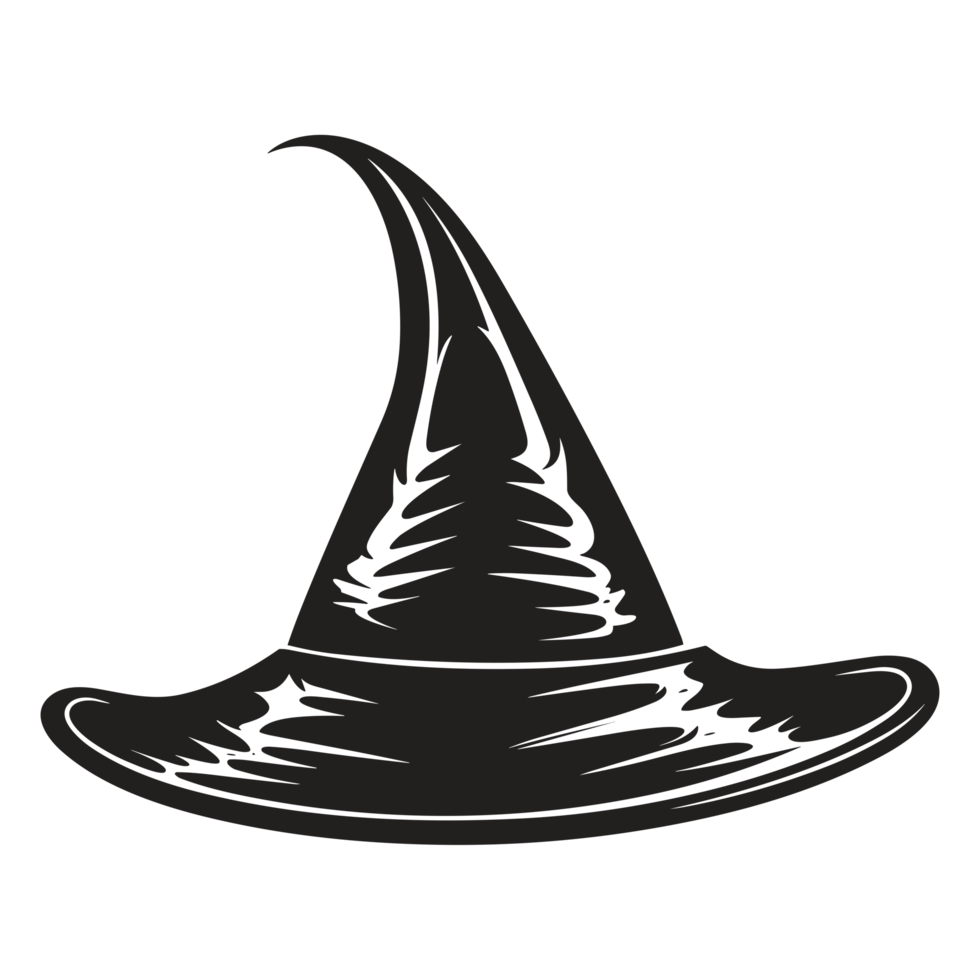 Scary Witch Hat - png