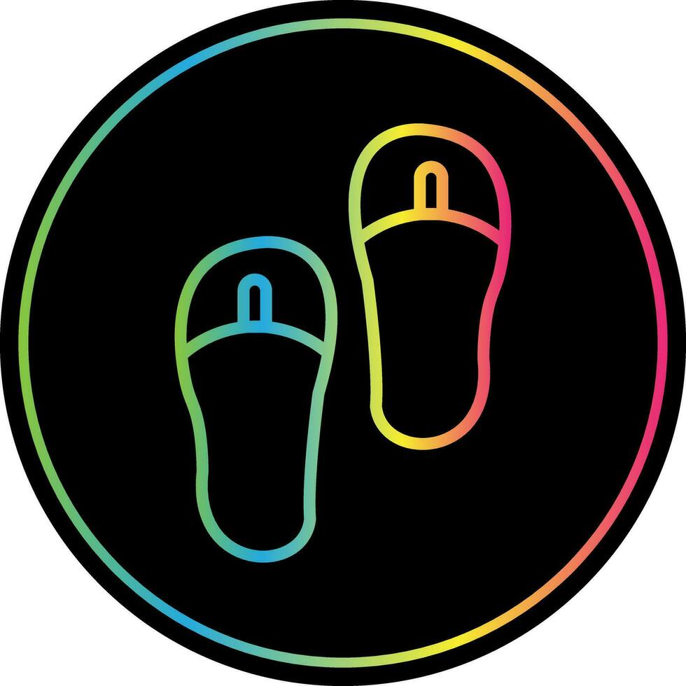Flip flops Vector Icon Design