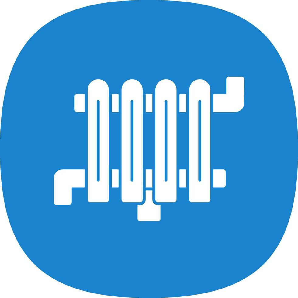 Radiator Vector Icon Design
