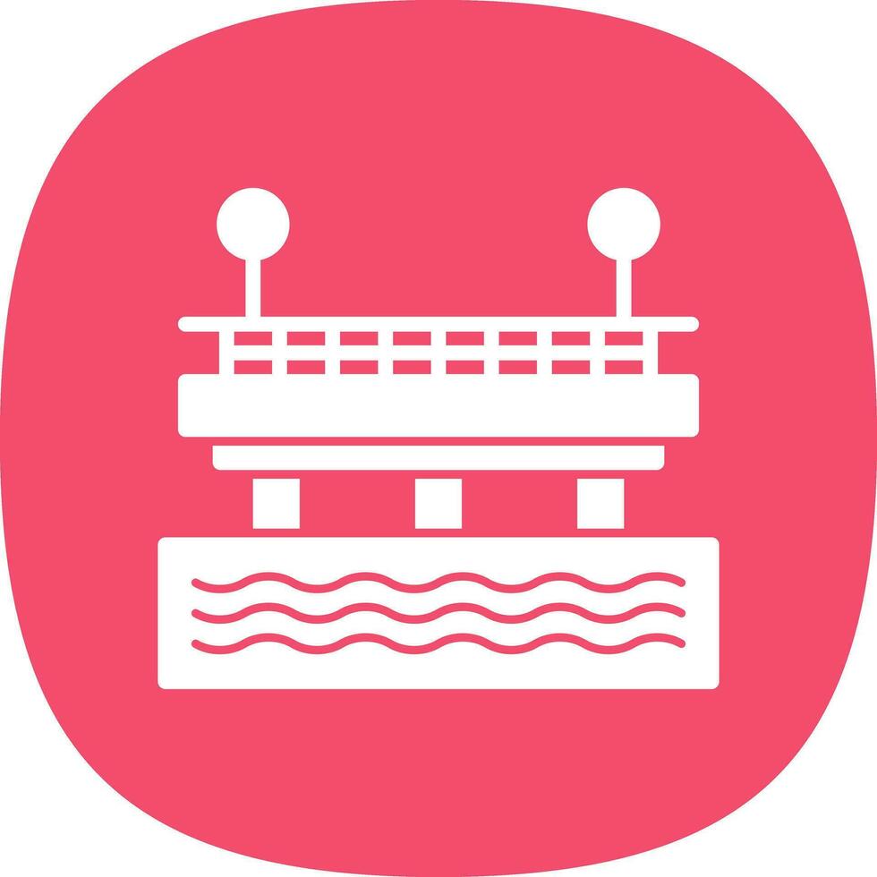 Pier Vector Icon Design