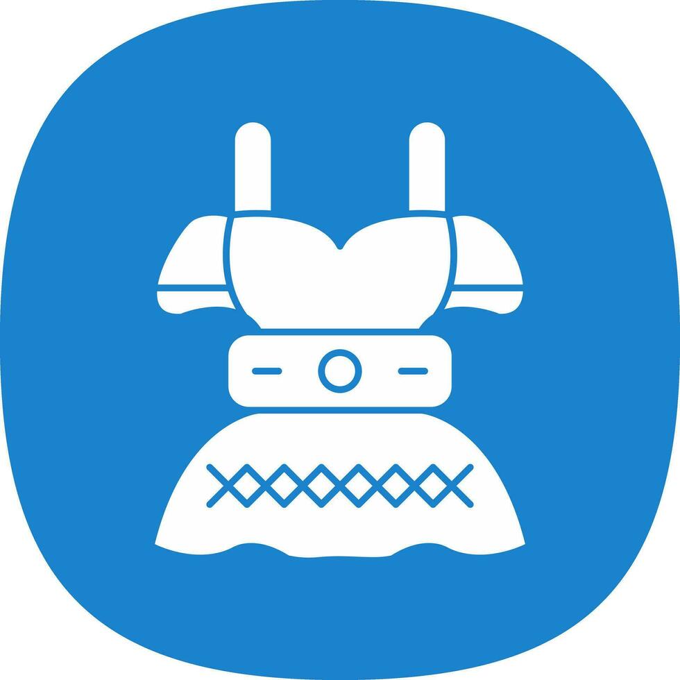 Dirndl Vector Icon Design