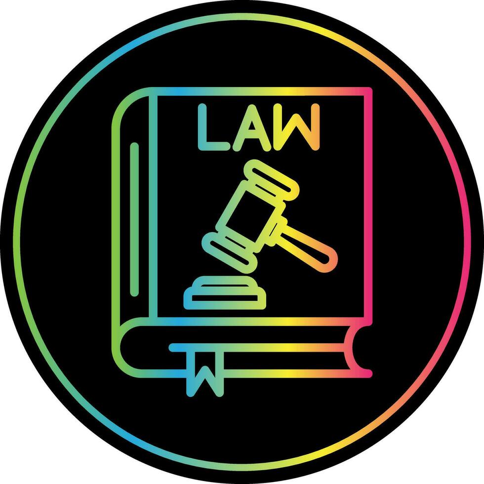 Law book Vector Icon Design
