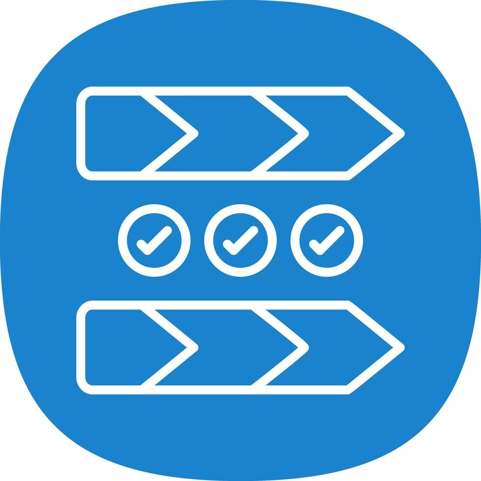 Value chain Vector Icon Design