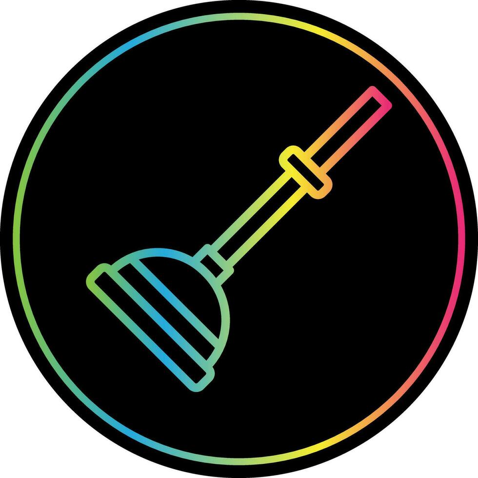 Plunger Vector Icon Design