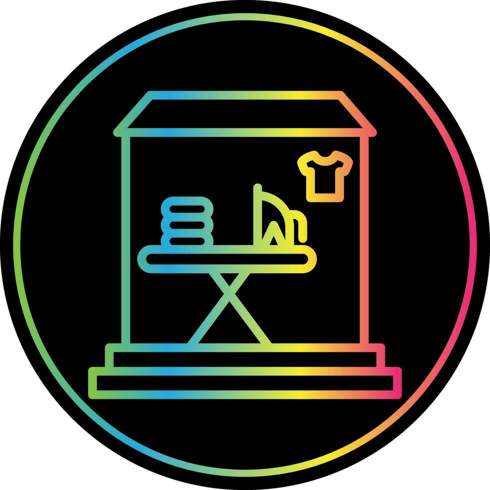 Laundry shop Vector Icon Design