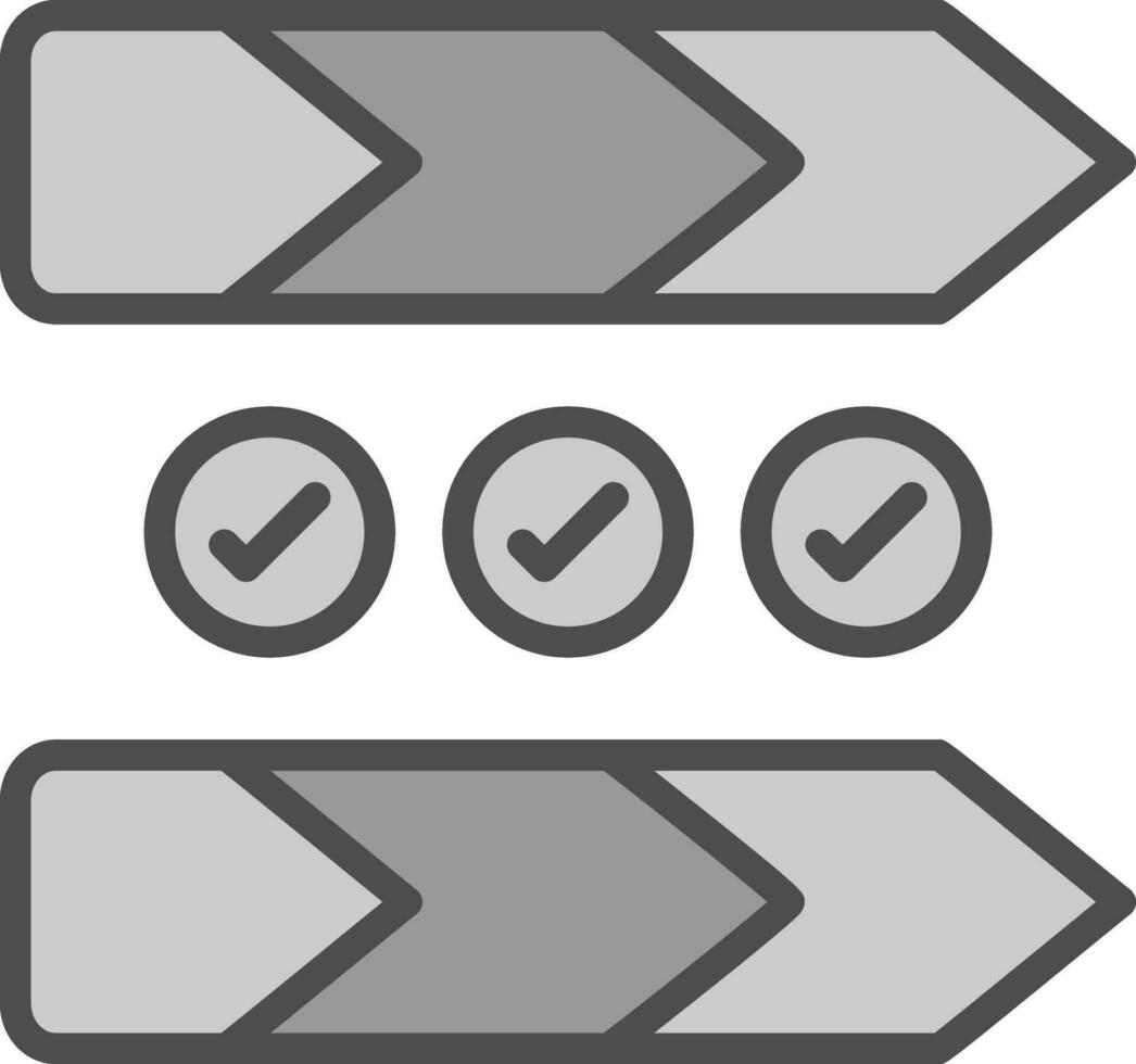 Value chain Vector Icon Design