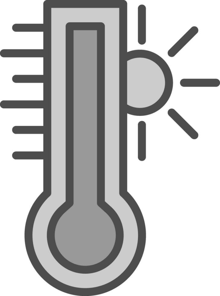 Hot temperature Vector Icon Design