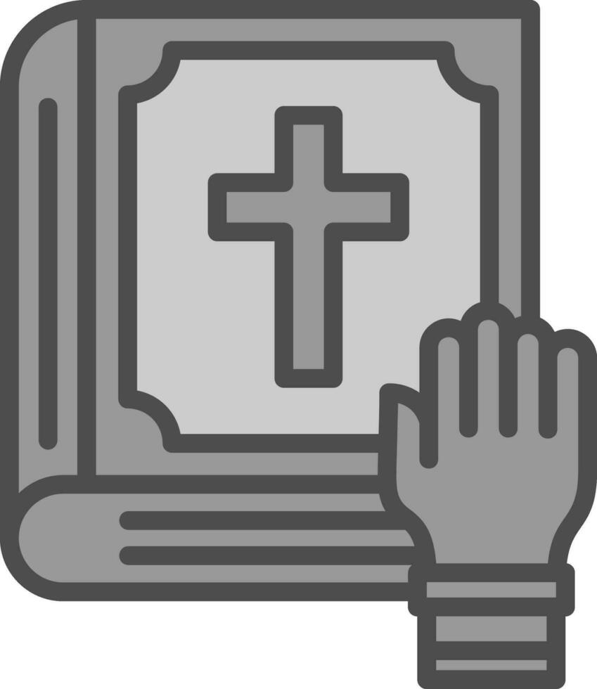 Oath Vector Icon Design