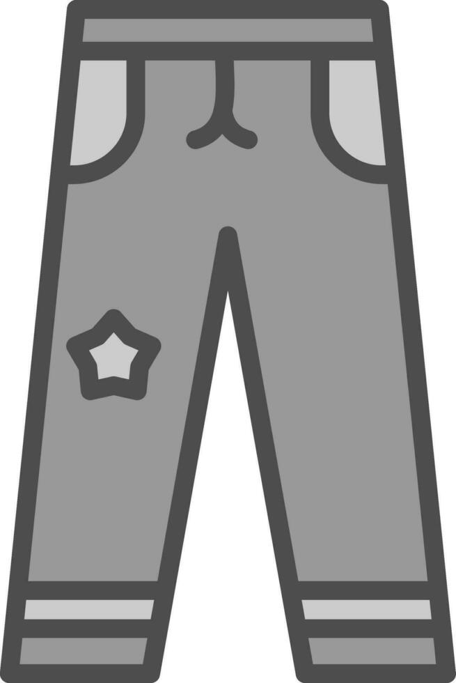 diseño de icono de vector de pantalones