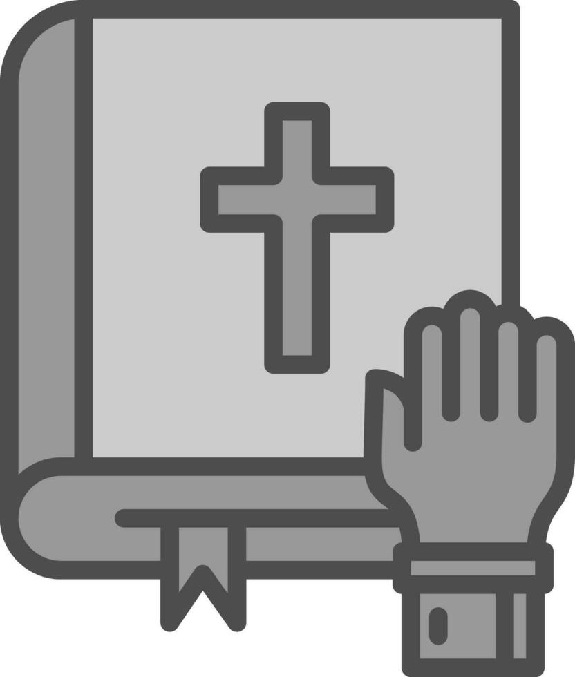 Oath Vector Icon Design
