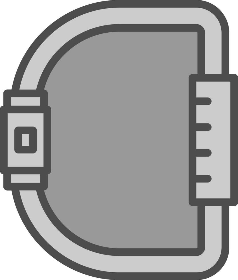 Carabiner Vector Icon Design