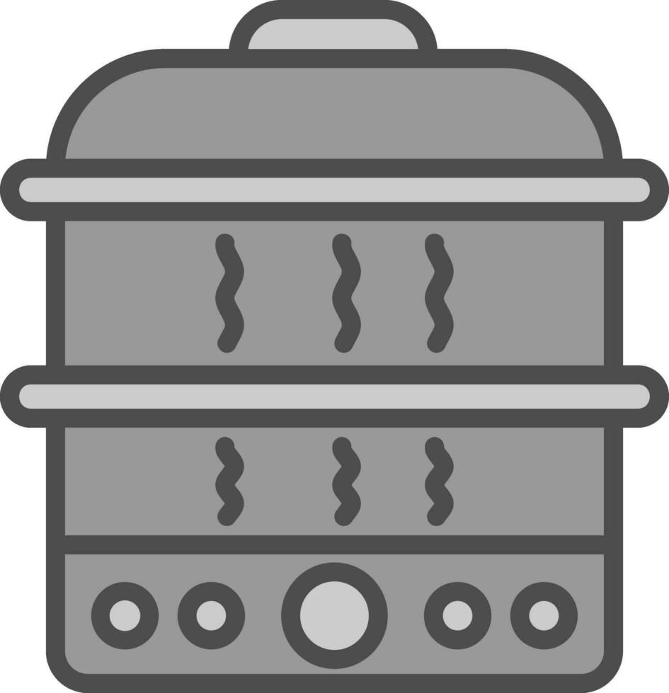 Steamer Vector Icon Design