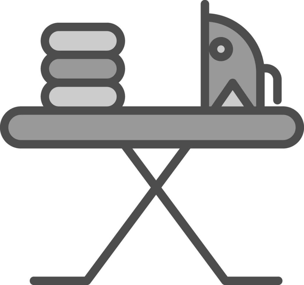 diseño de icono de vector de tabla de planchar