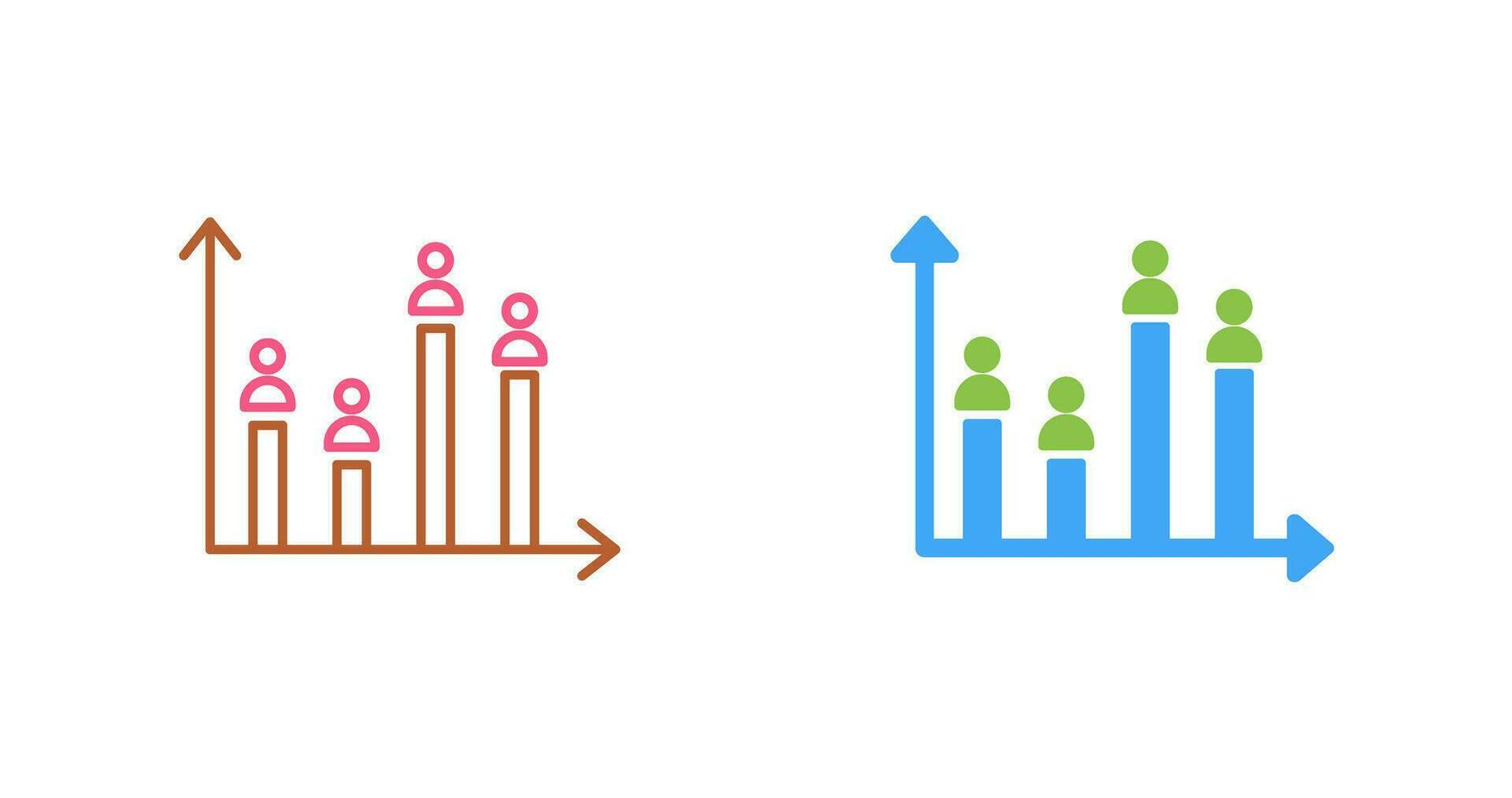 Candidate Graph Vector Icon