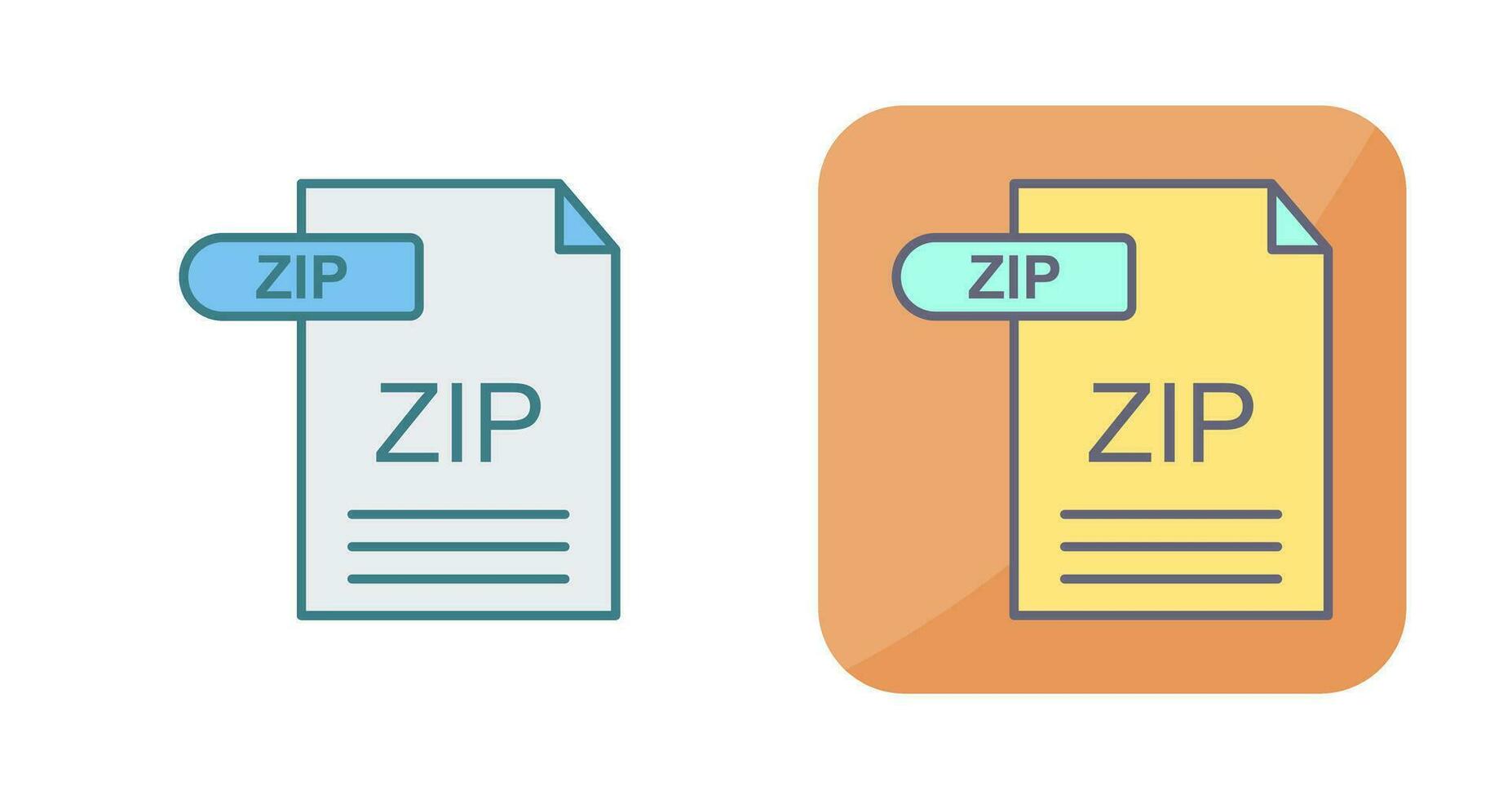 ZIP Vector Icon