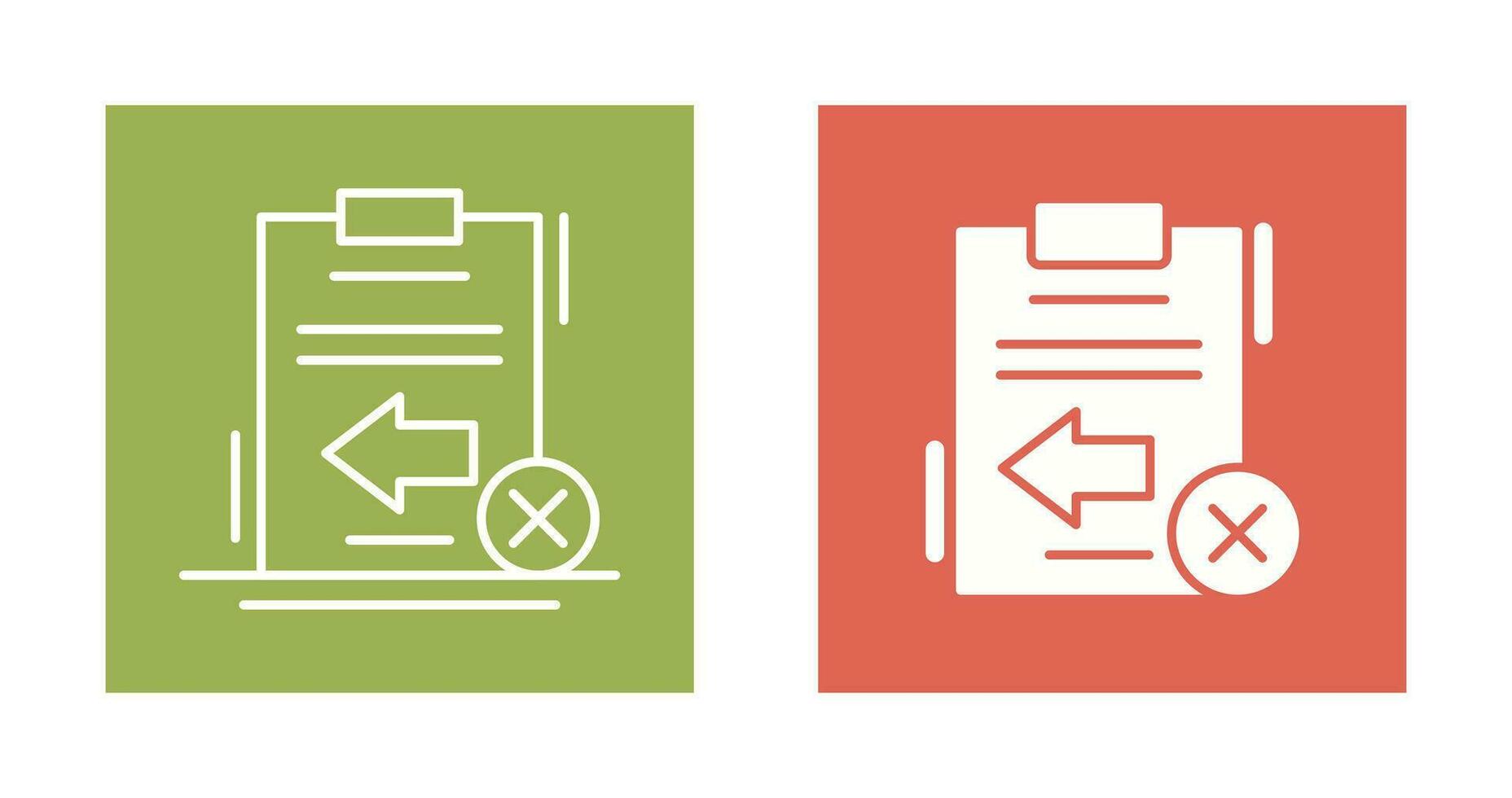 Return Failed Vector Icon