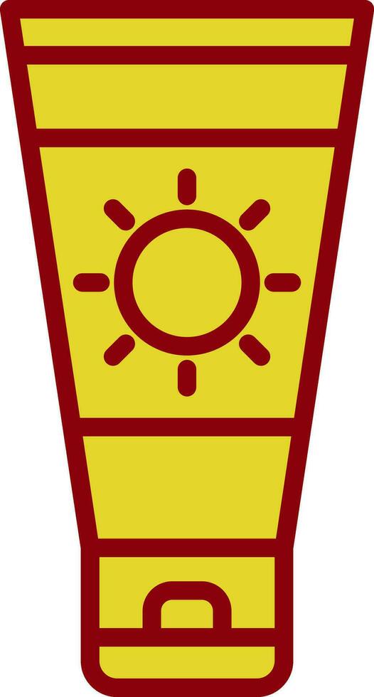 Sun cream Vector Icon Design