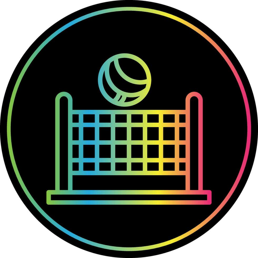 Beach volleyball Vector Icon Design