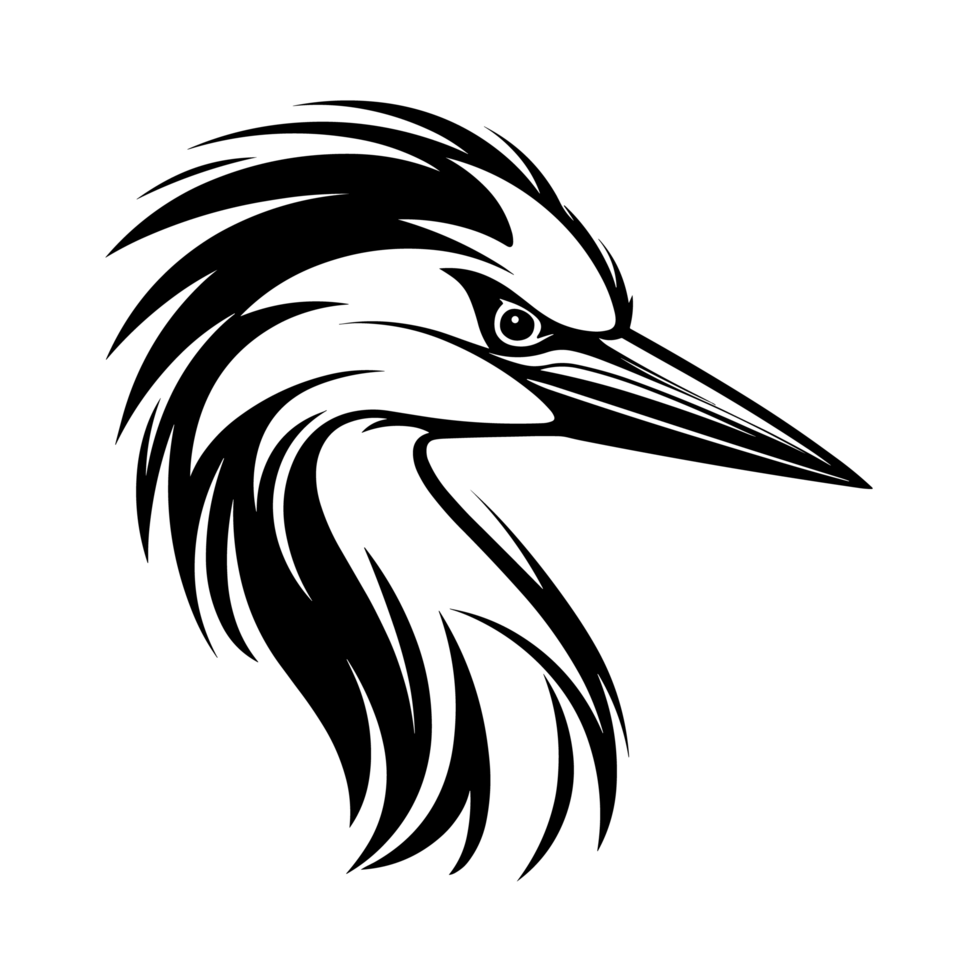 Heron Silhouette - png