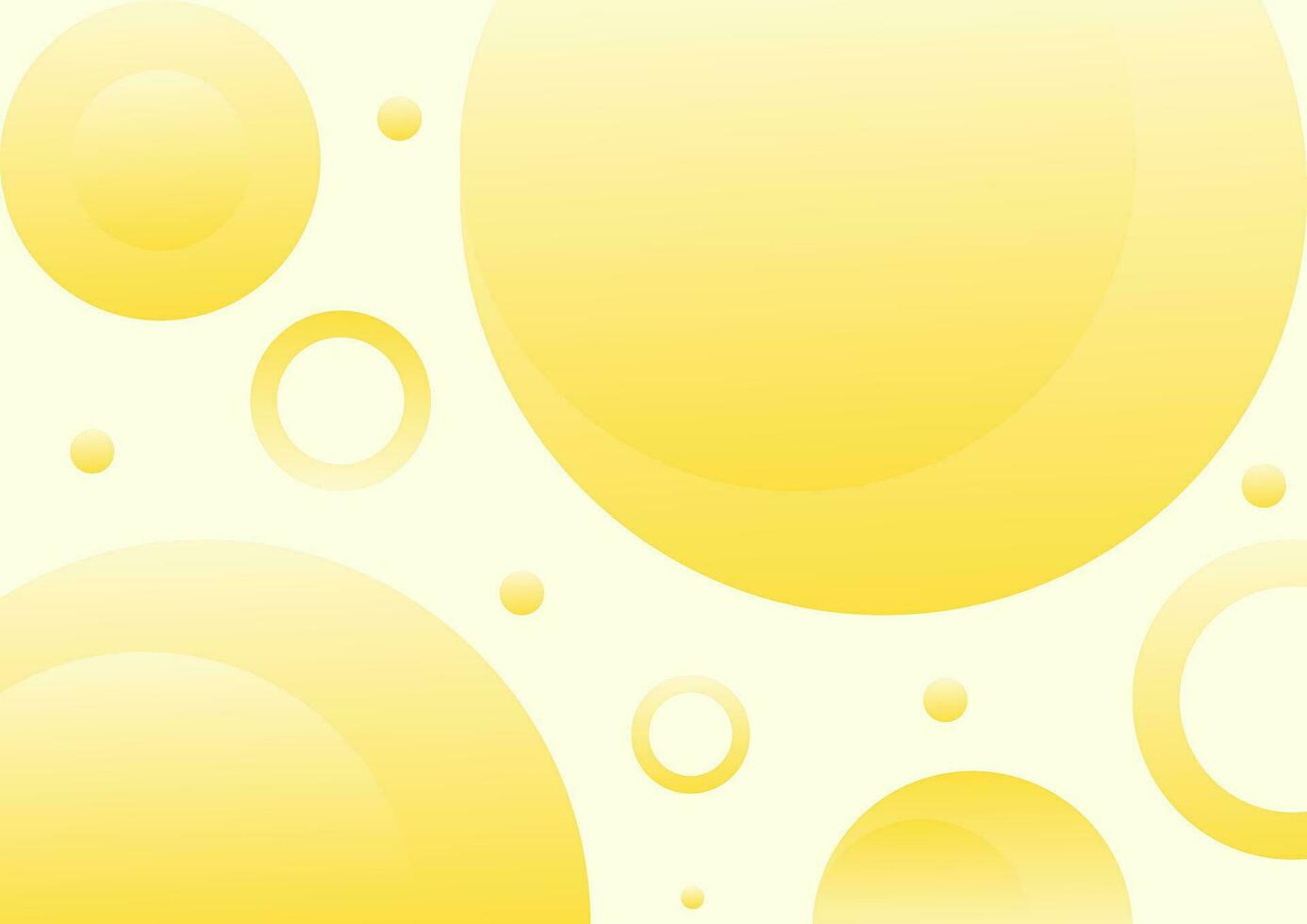 abstract geometric background yellow element with gradient round shape vector