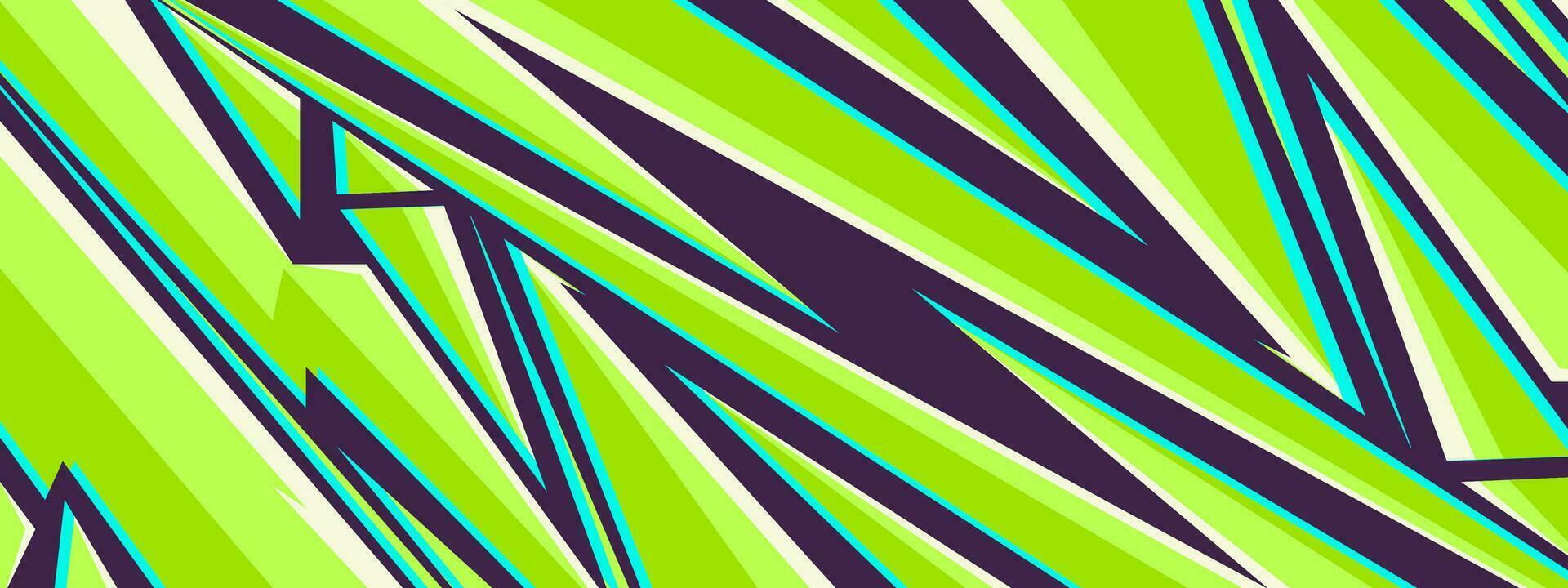 green abstract banner background suitable for a sports banner theme vector