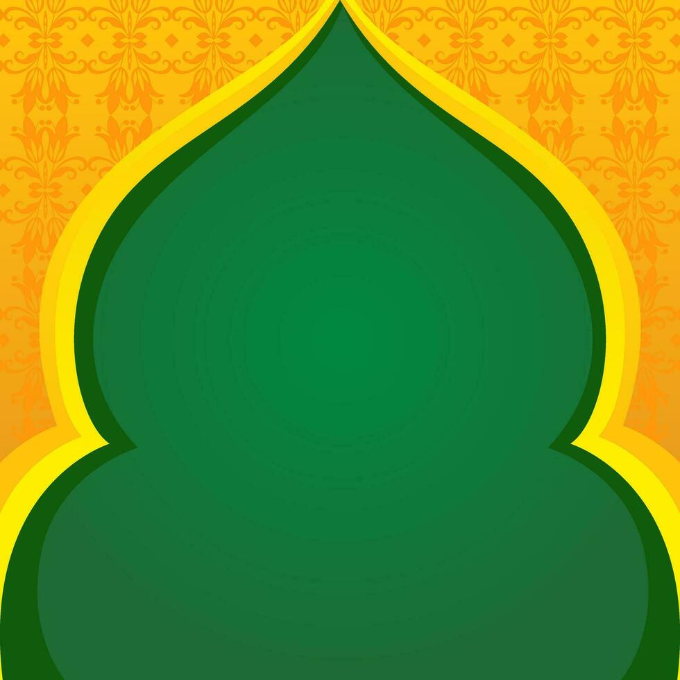 Islamic vector background with copy space for text