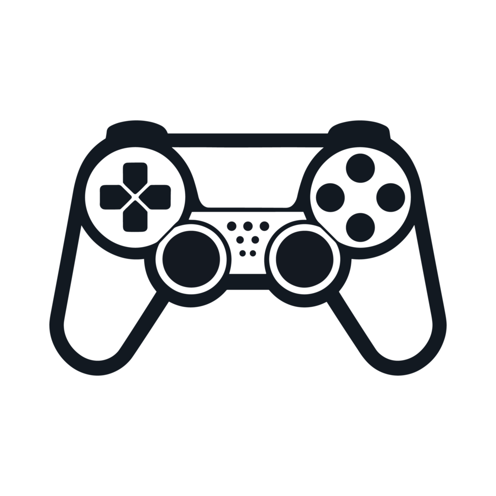Gaming Controller Silhouette - png