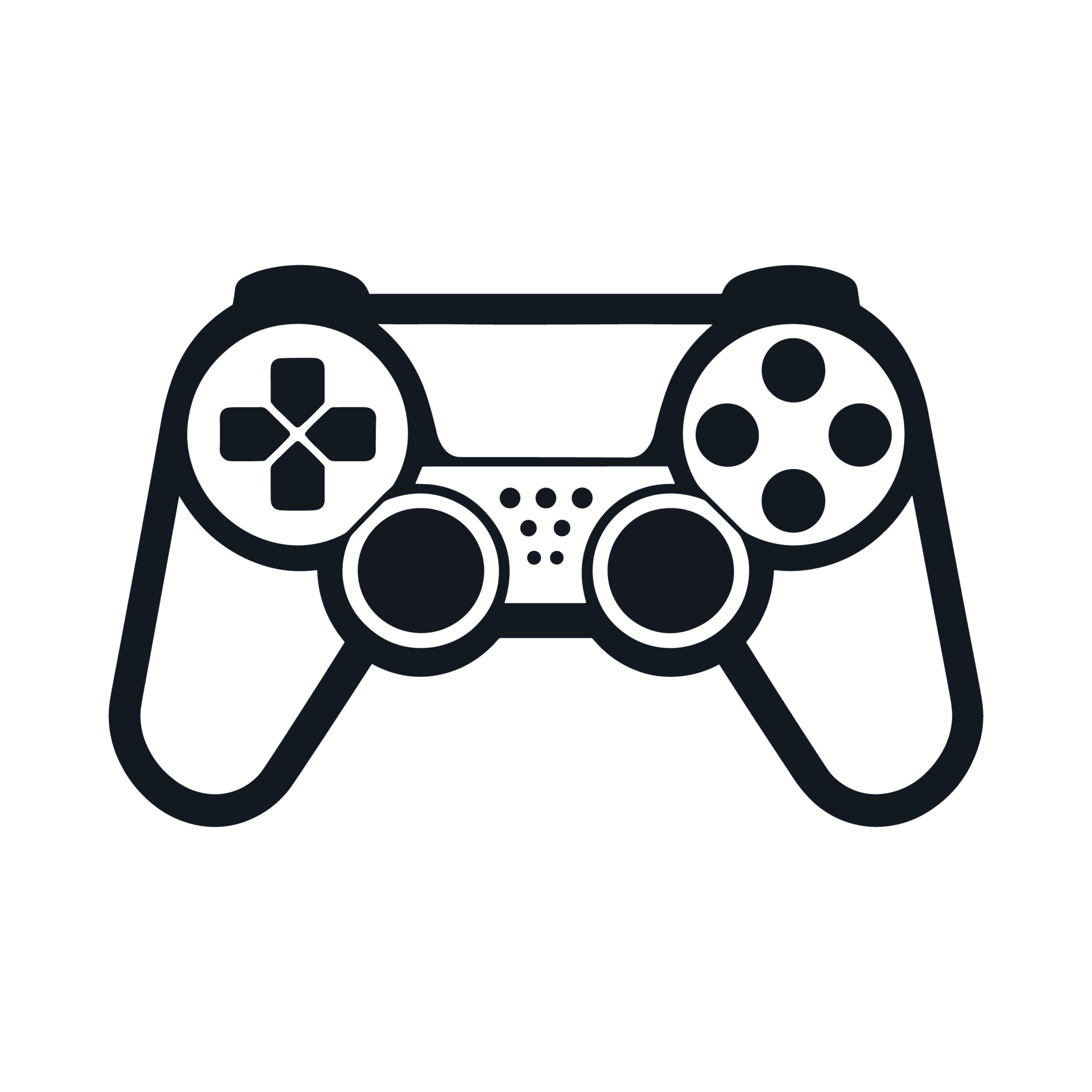 Gaming Controller Silhouette 25069821 PNG