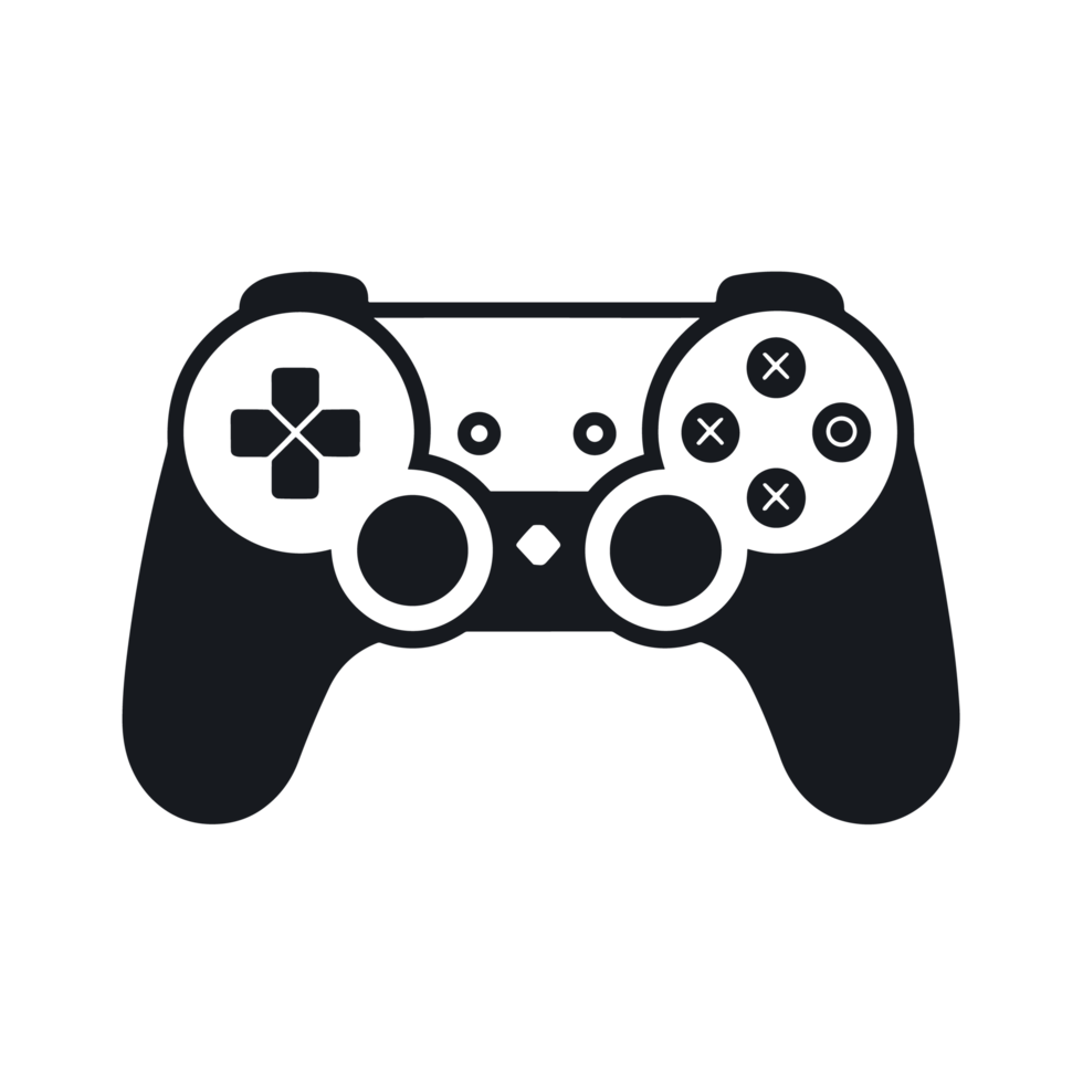 Gaming Controller Silhouette - png