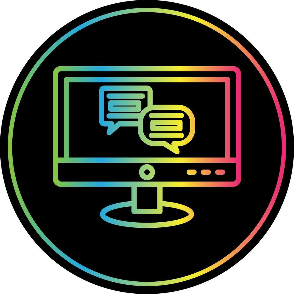 Conversation Vector Icon Design