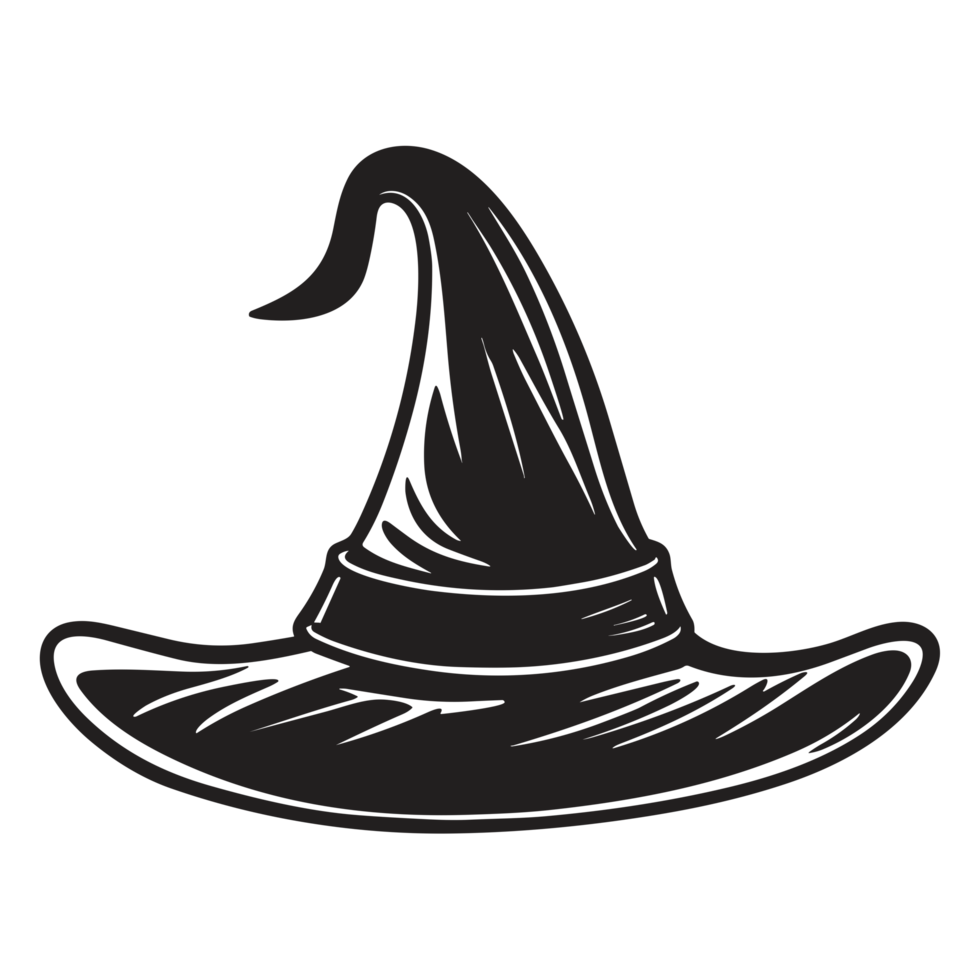 Scary Witch Hat - png
