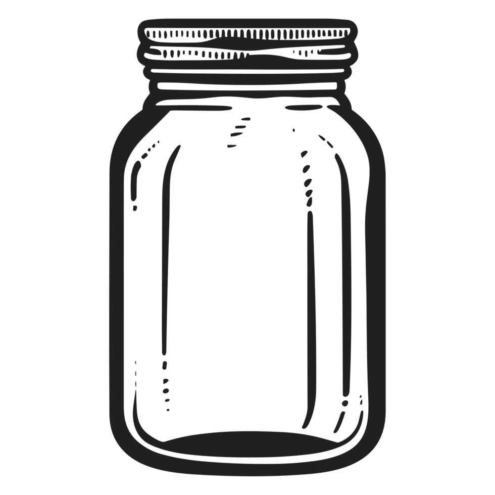 Beautiful Jar Silhouette - png