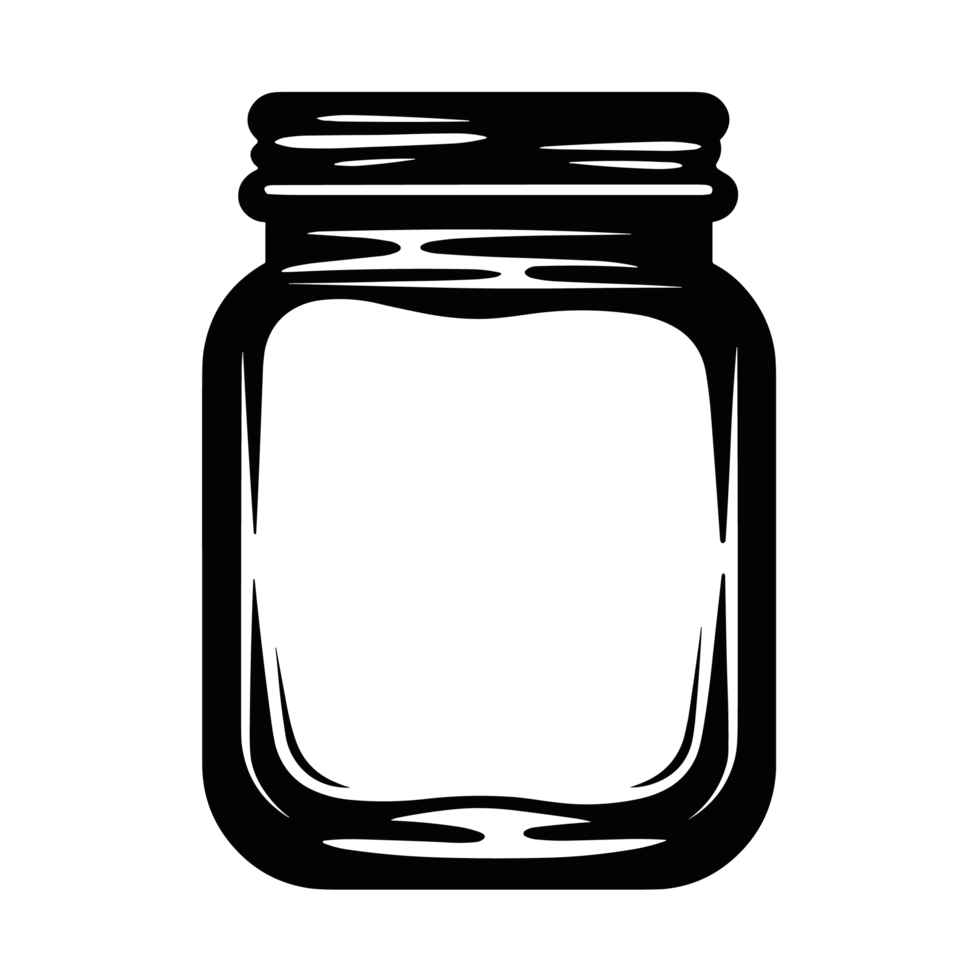 Jar Silhouette - png