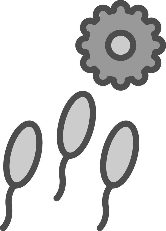 diseño de icono de vector de esperma