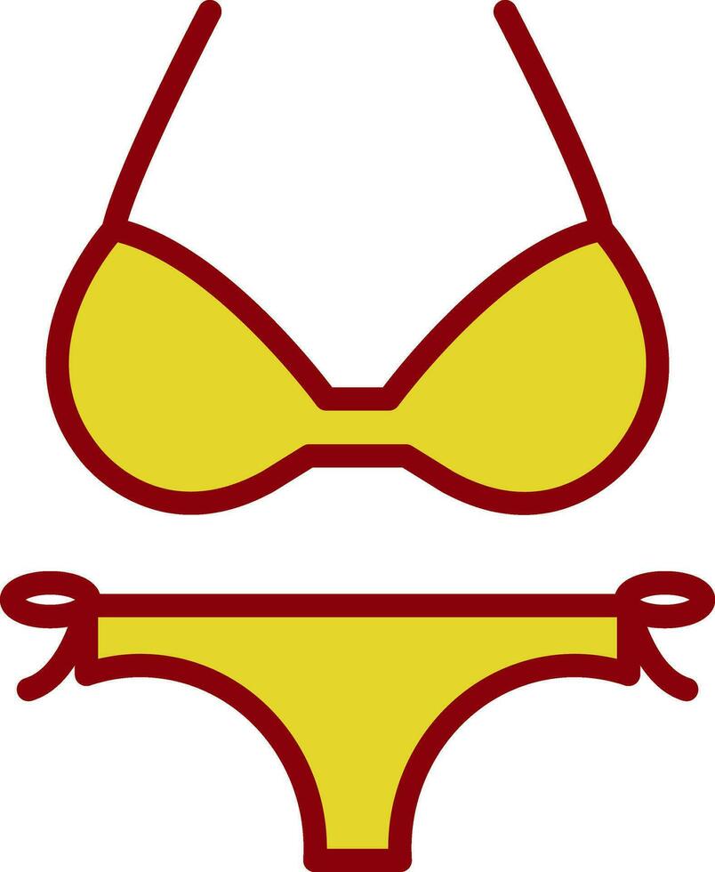 Bikini Vector Icon Design