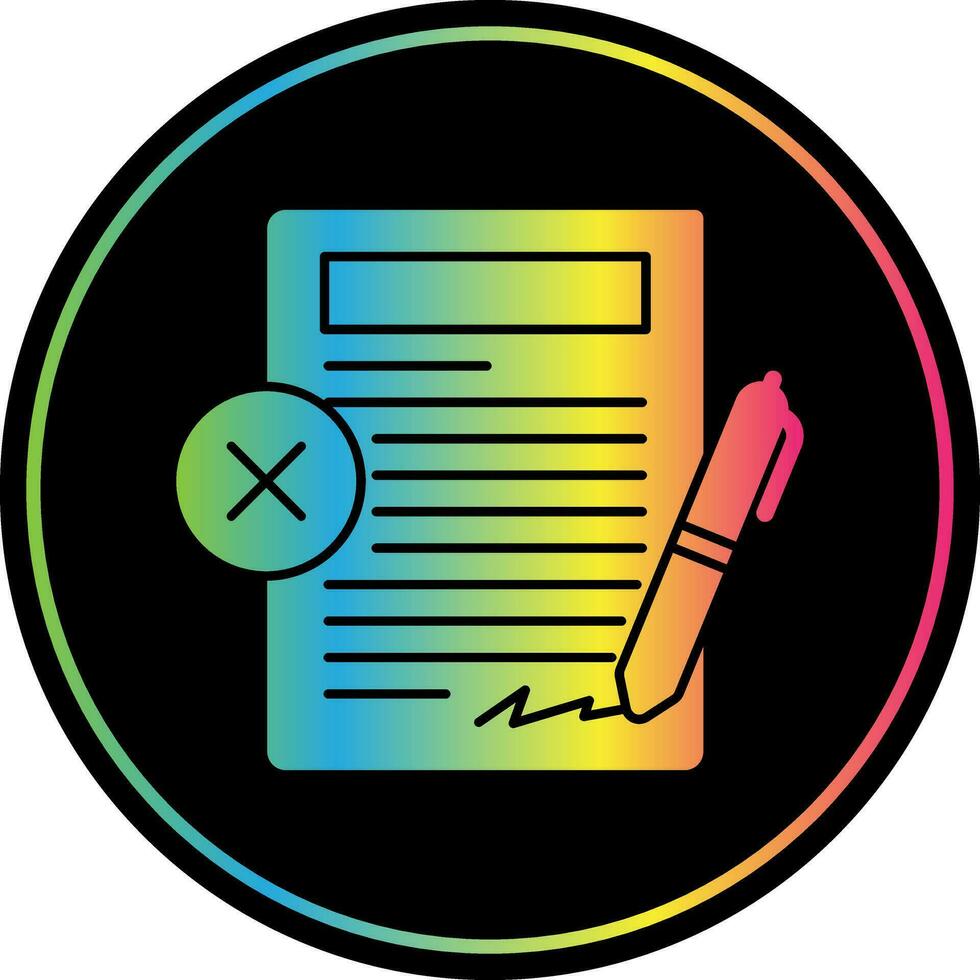 Disagreement Vector Icon Design