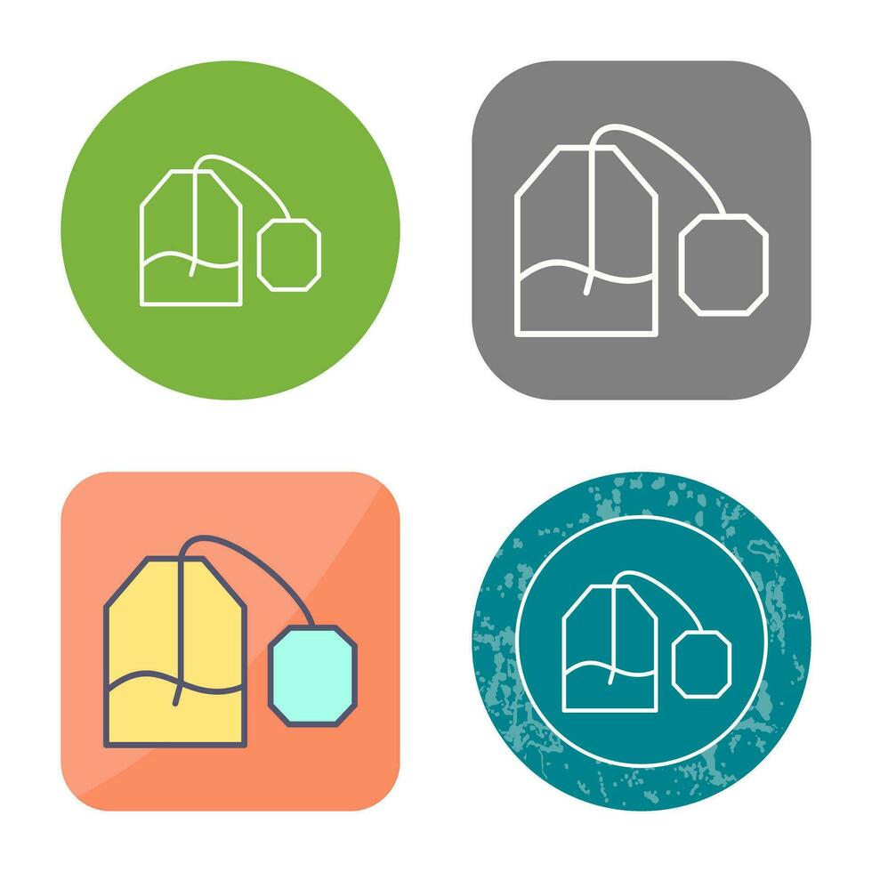 Tea Bag Vector Icon