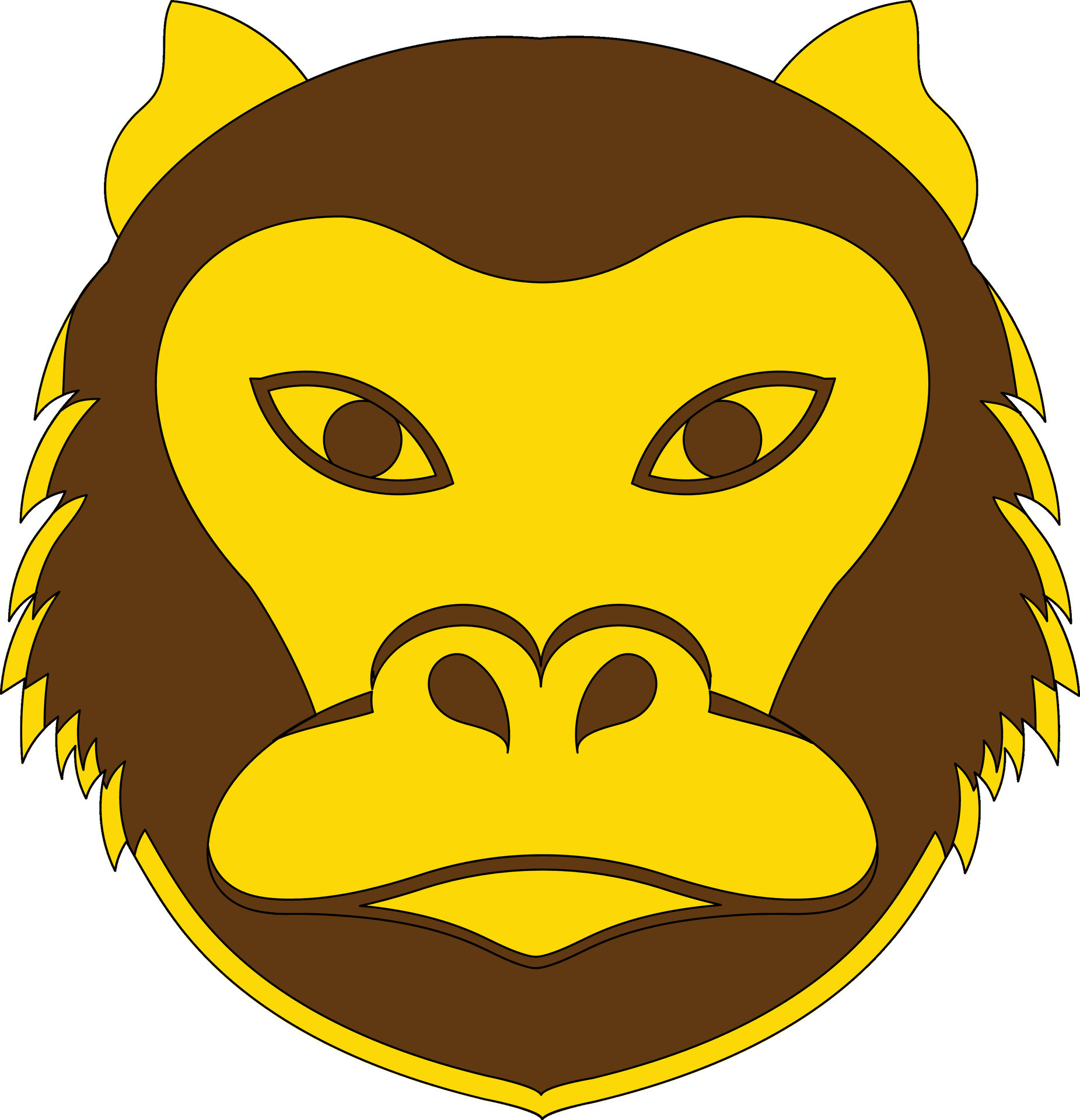 Monkey Face Icon In Chinese Zodiac Sign With Color And Stroke 25070934 monkey-face-icon-in-chinese-zodiac-sign-with-color-and-stroke-25070934