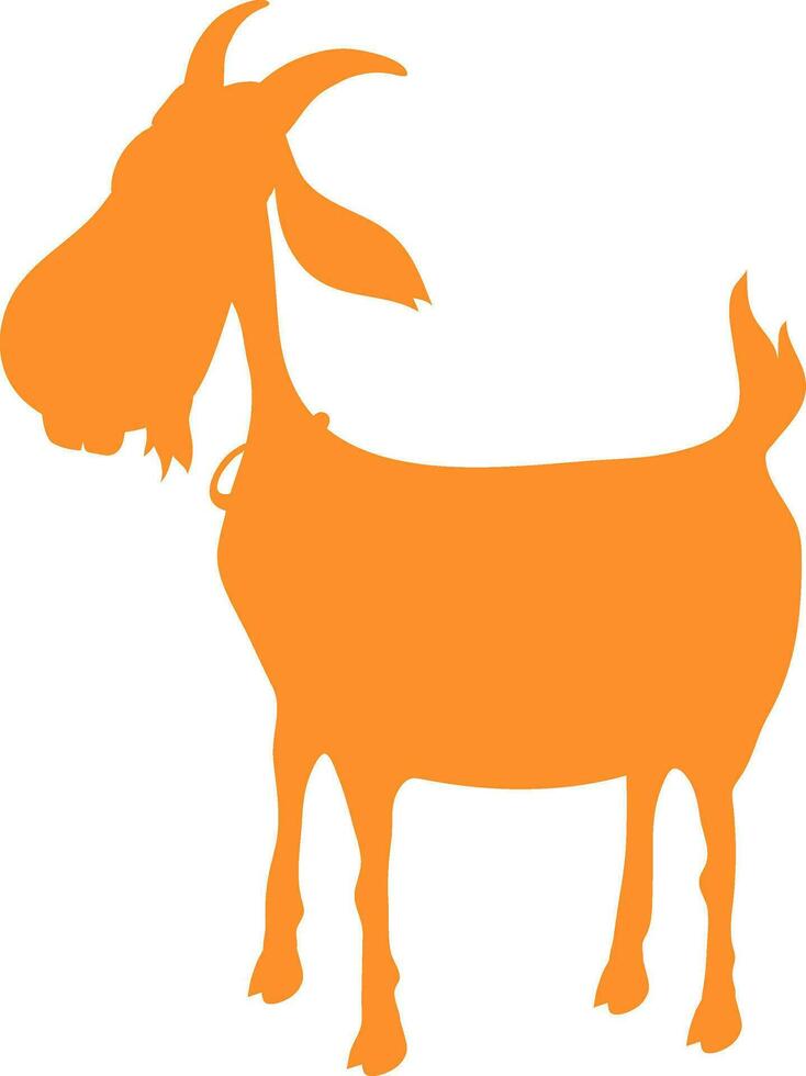 Illustration of a goat. vector