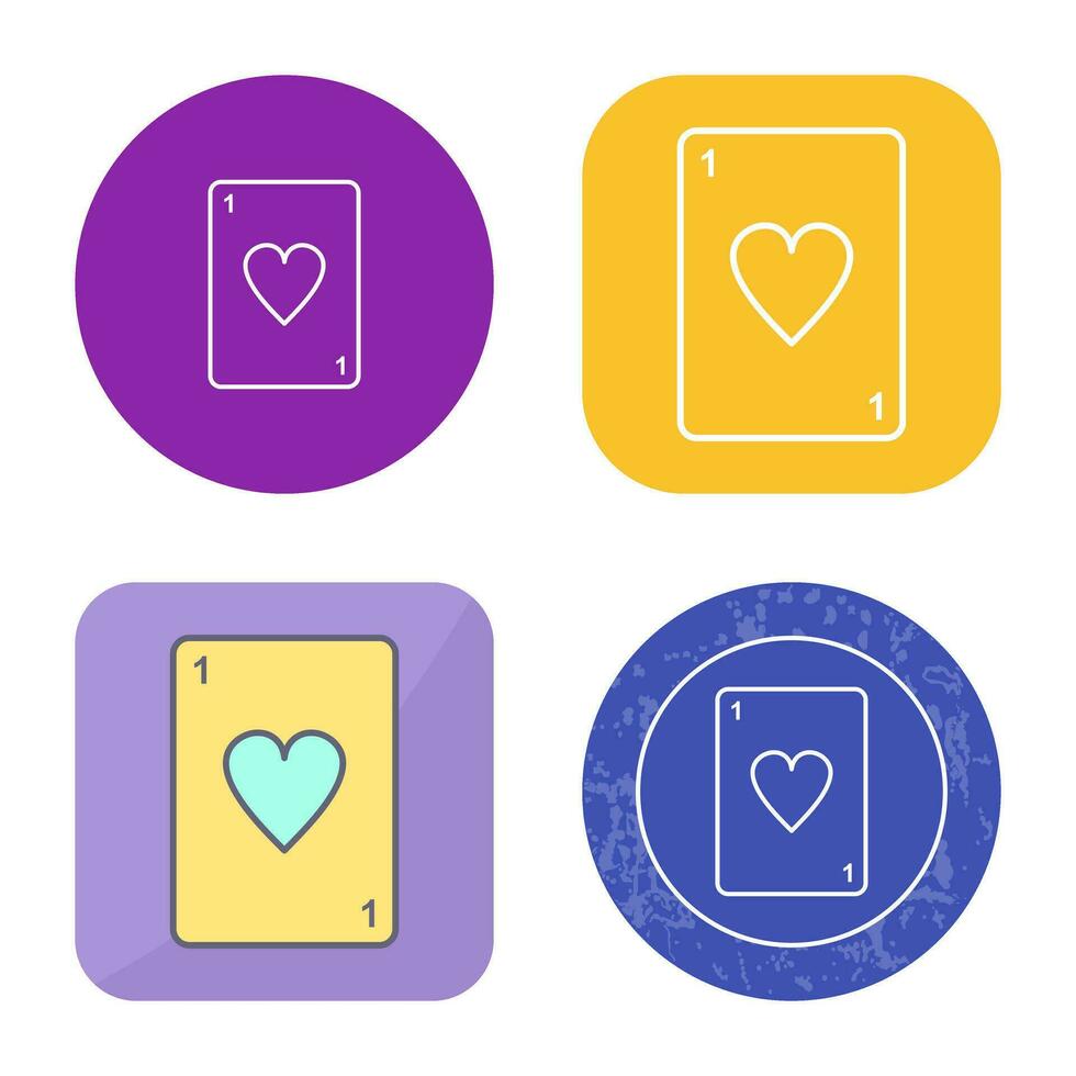 Unique Card Vector Icon