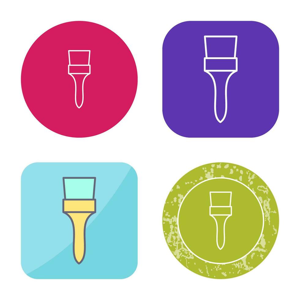 Unique Brush Vector Icon