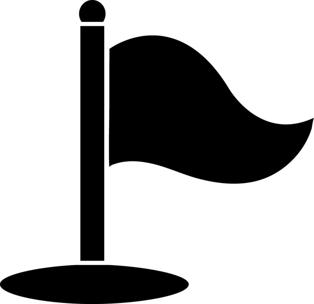 Flat illustration of flag icon. vector