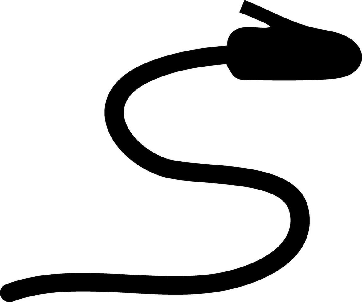Flat illustration of a petrol pump nozzel. vector