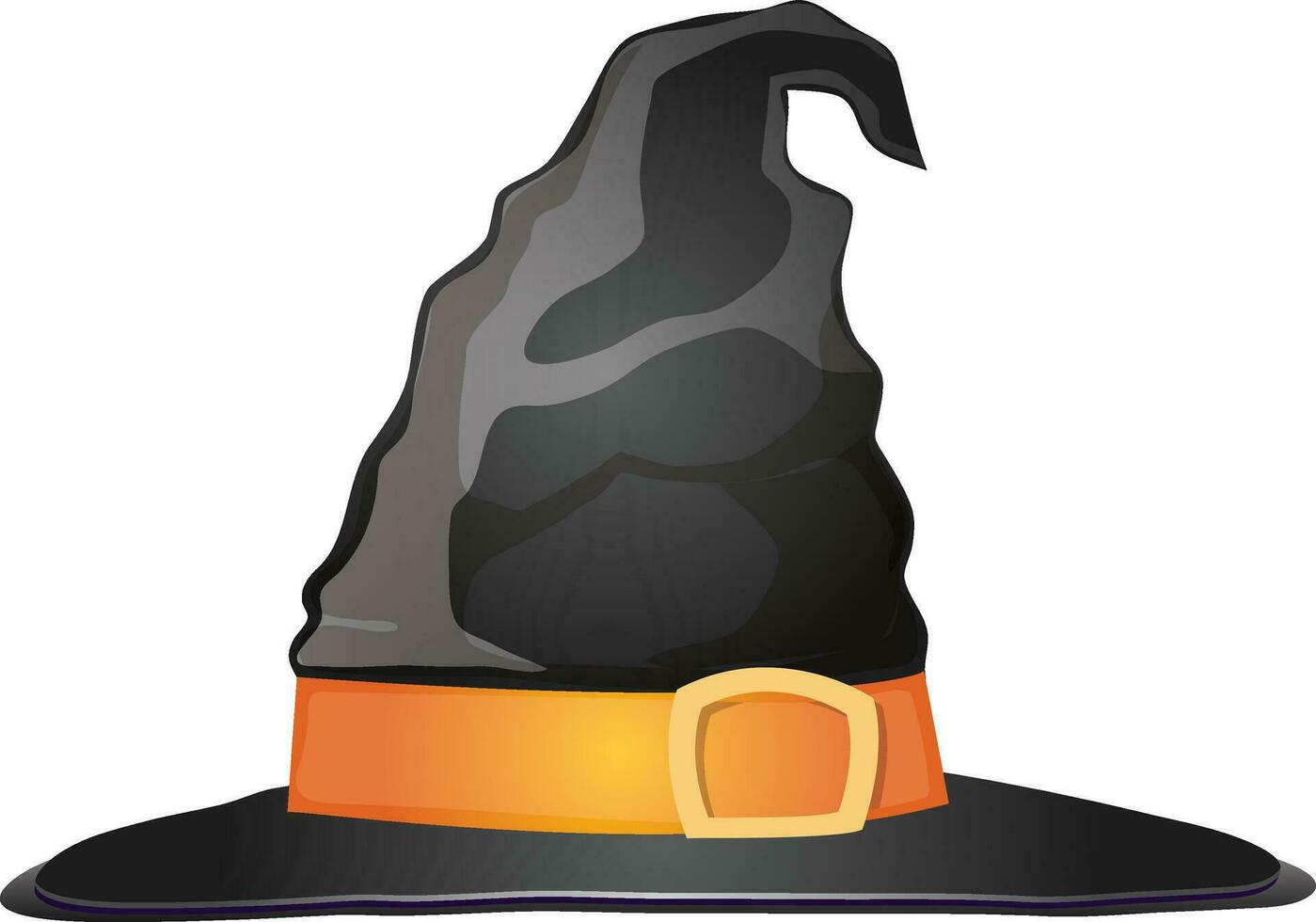 Illustration of witch hat icon. vector