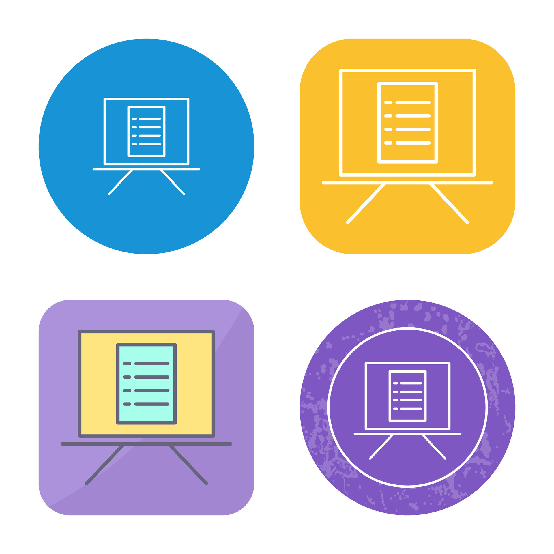 Unique Notice Board Vector Icon 25071229 Vector Art at Vecteezy