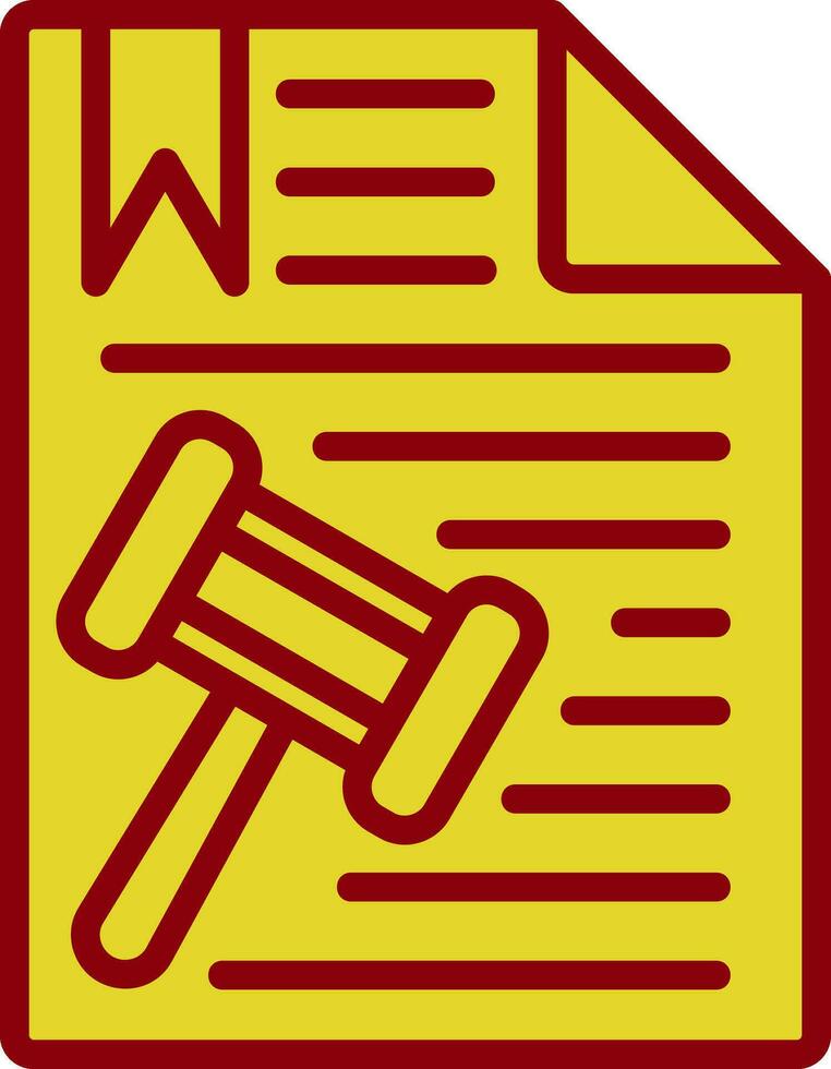 Legal document Vector Icon Design